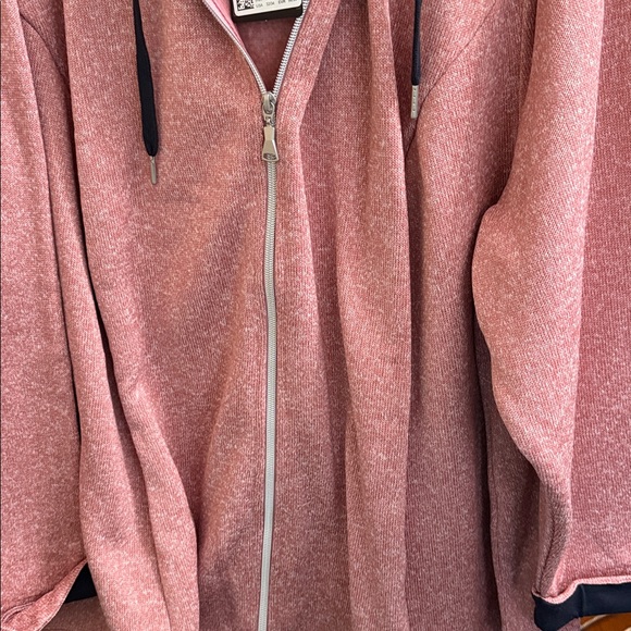 Beautiful pink and blue zip hoodie NWT Ulla Popken - Picture 2 of 8